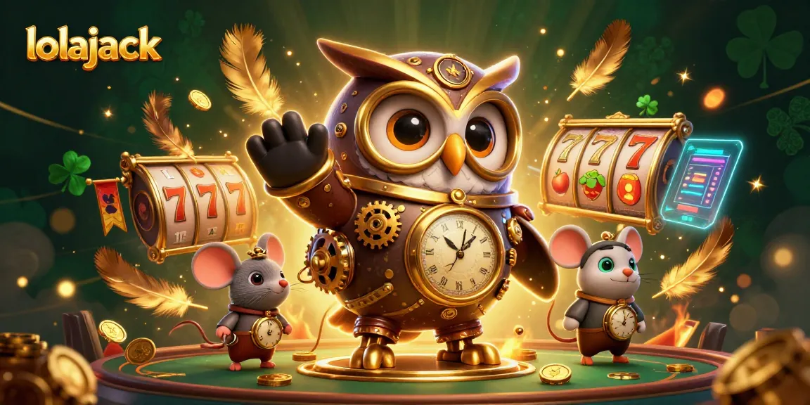 Experience thrilling gaming action at lolajack casino with vibrant 3D characters and dynamic game elements.